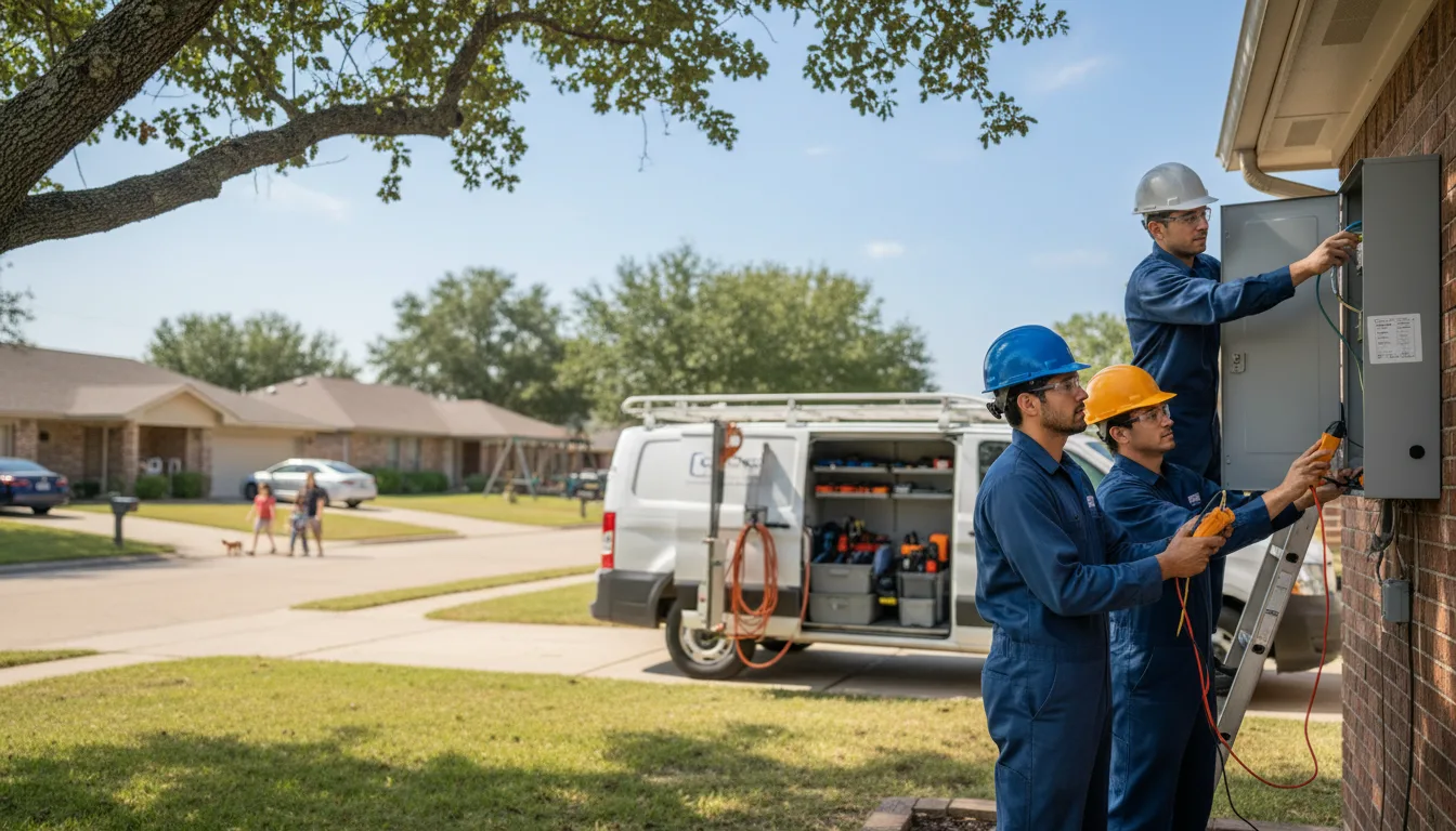 Certified electrician providing emergency electrical services in Davidson, NC